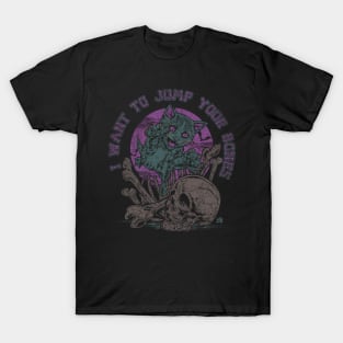 I WANT TO JUMP YOUR BONES (PURPLE) T-Shirt